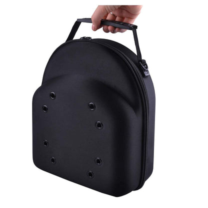 1pc High Capacity Baseball Cap Travel Case with Carry Handle and Shoulder Strap