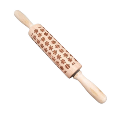 Christmas 4D Rolling Pin-Snowflake