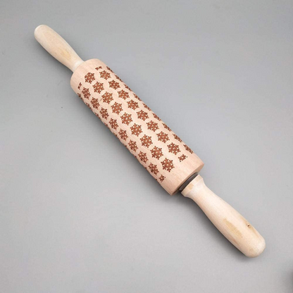 Christmas 4D Rolling Pin-Snowflake