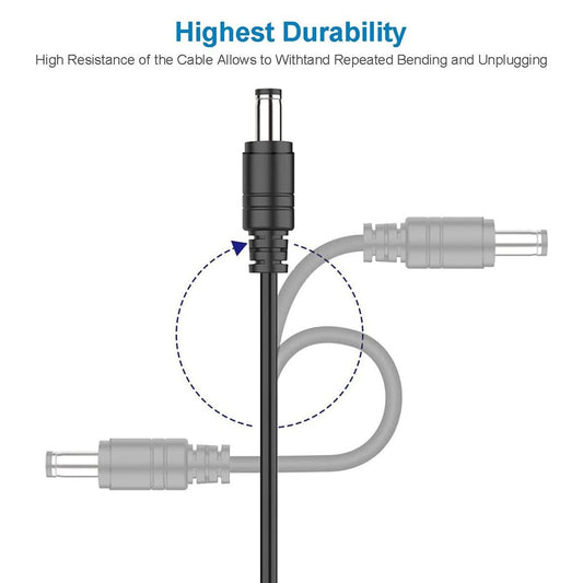 DC 12V Power Extension Cable - 5 Meter