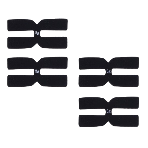 pcs Rubber H-shaped Tennis Racket Weight Silicone Strip