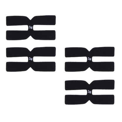 pcs Rubber H-shaped Tennis Racket Weight Silicone Strip
