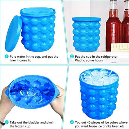 Silicone Ice Cube Magic Maker Mold