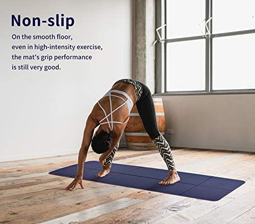 Travel Yoga Mat Non Slip Foldable