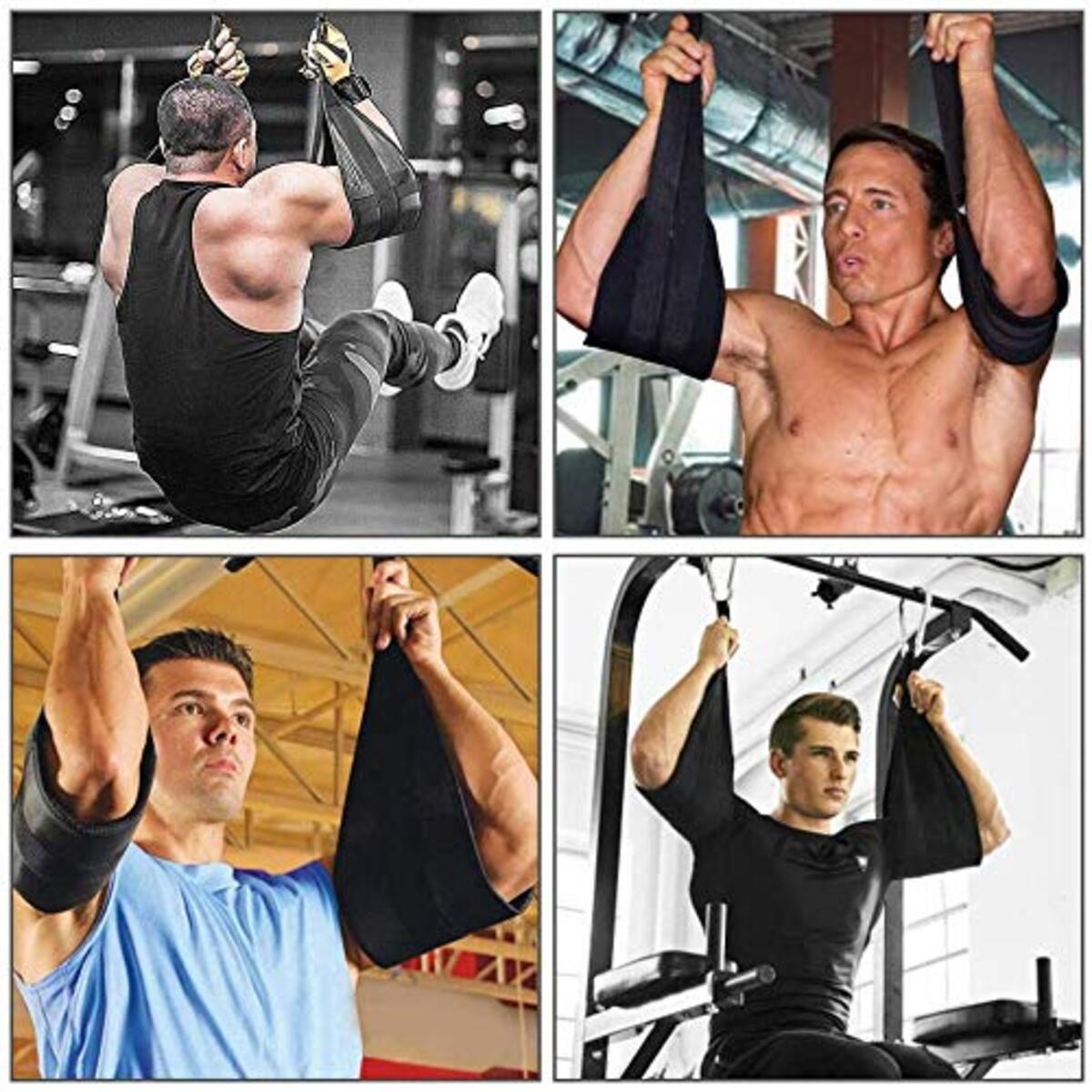 Hanging Ab Straps for Pull Up Bar & Abdominal Muscle Building