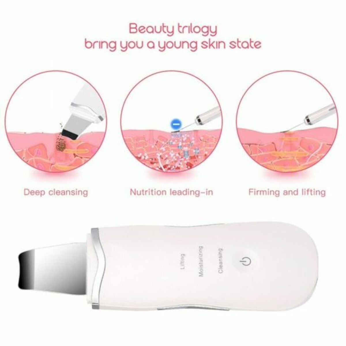 Ultrasonic Skin Scrubber Pen