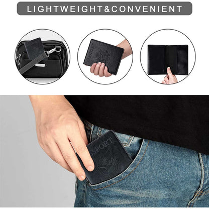 Passport Holder- Black
