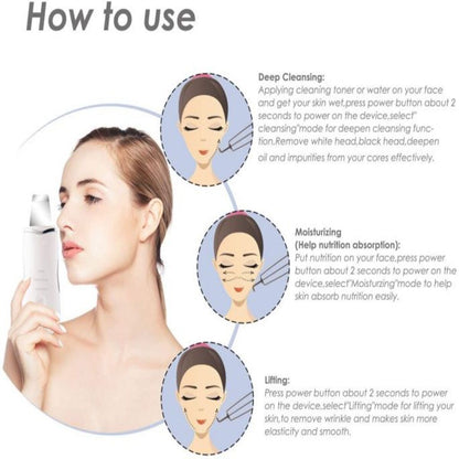 Ultrasonic Skin Scrubber Pen