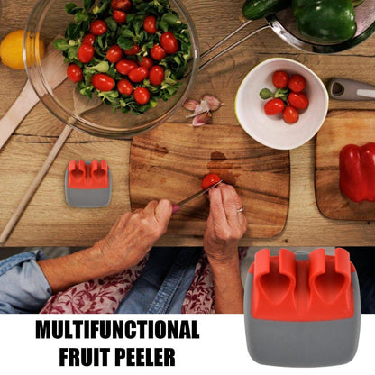 Fruit Peeler Double Finger Cutter-RED