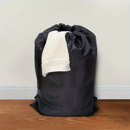 Large Waterproof Polyester Backpack Laundry Bag - Perfect for Camping and Travel Storage!