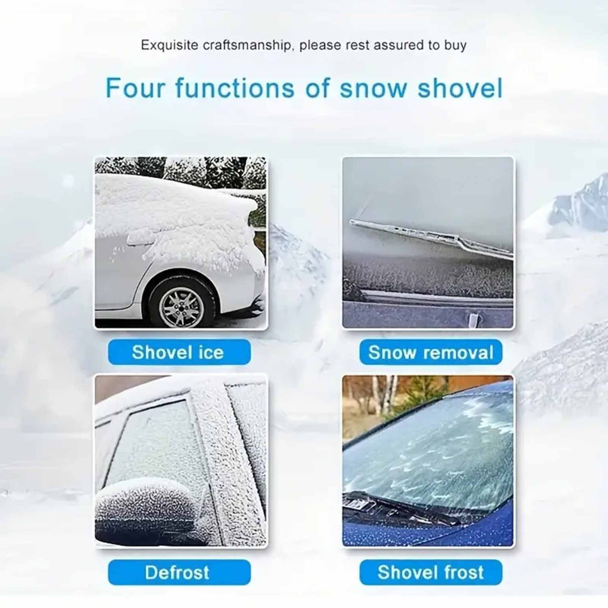 Car Windshield Snow Shovel Removal Scraper