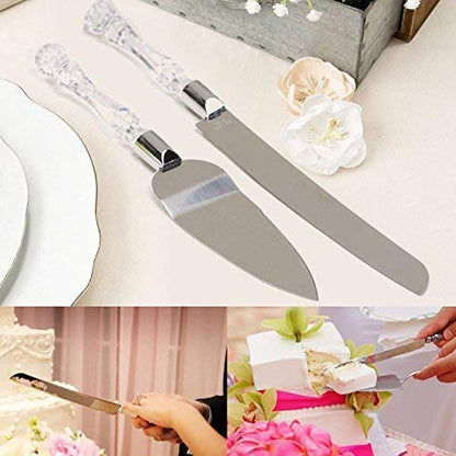 Cake Knife and Server Pizza Shovel Set