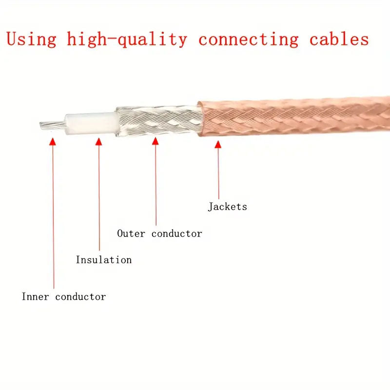 1Pcs SMA Female To SMA Male Extension Cable
