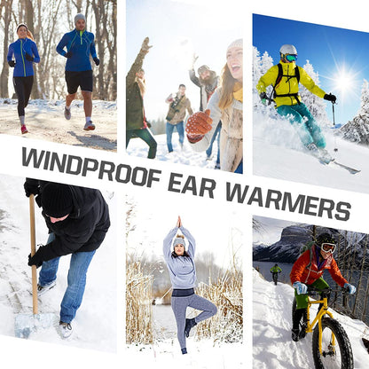 Windproof & Warm Earmuffs Ears Protection Cove For Men, Sports Running Jumping Rope Skiing