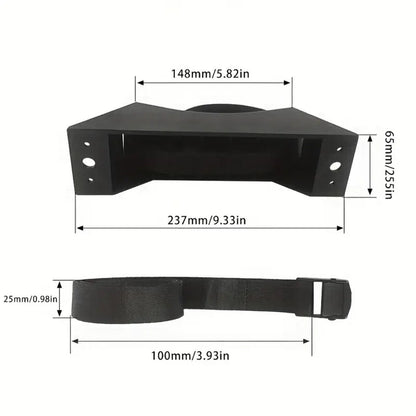 Travel RV Modification Accessories Liquefied Gas Cylinder Fixing Seat With Ground Foot Gas Cylinder Bracket Gas Tank Bracket
