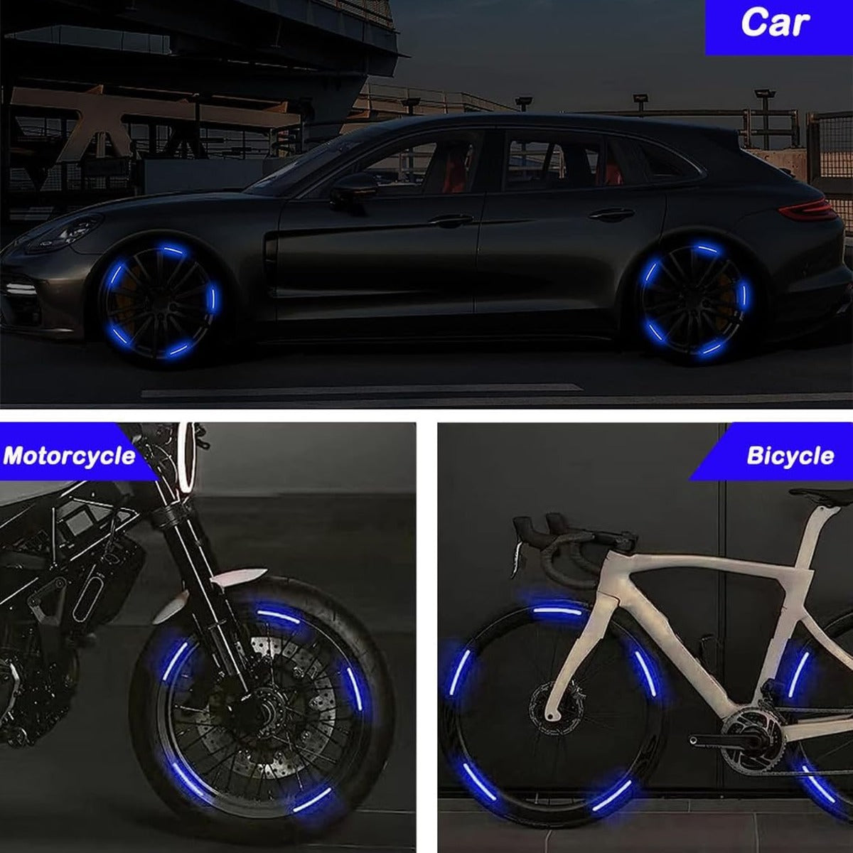 Car Wheel Hub Reflective Sticker