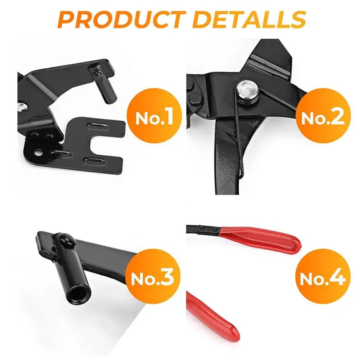 Easily Separate Exhaust Hangers & Rubber Brackets with All-Compatible Pliers!