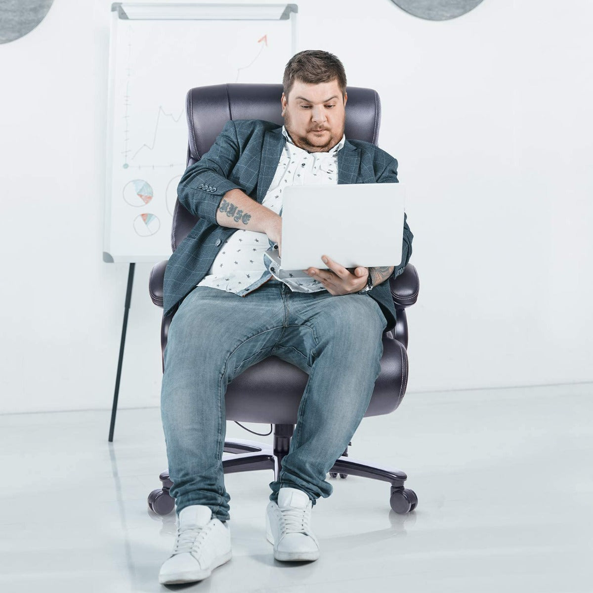 Office Chair Heavy Duty Metal Base