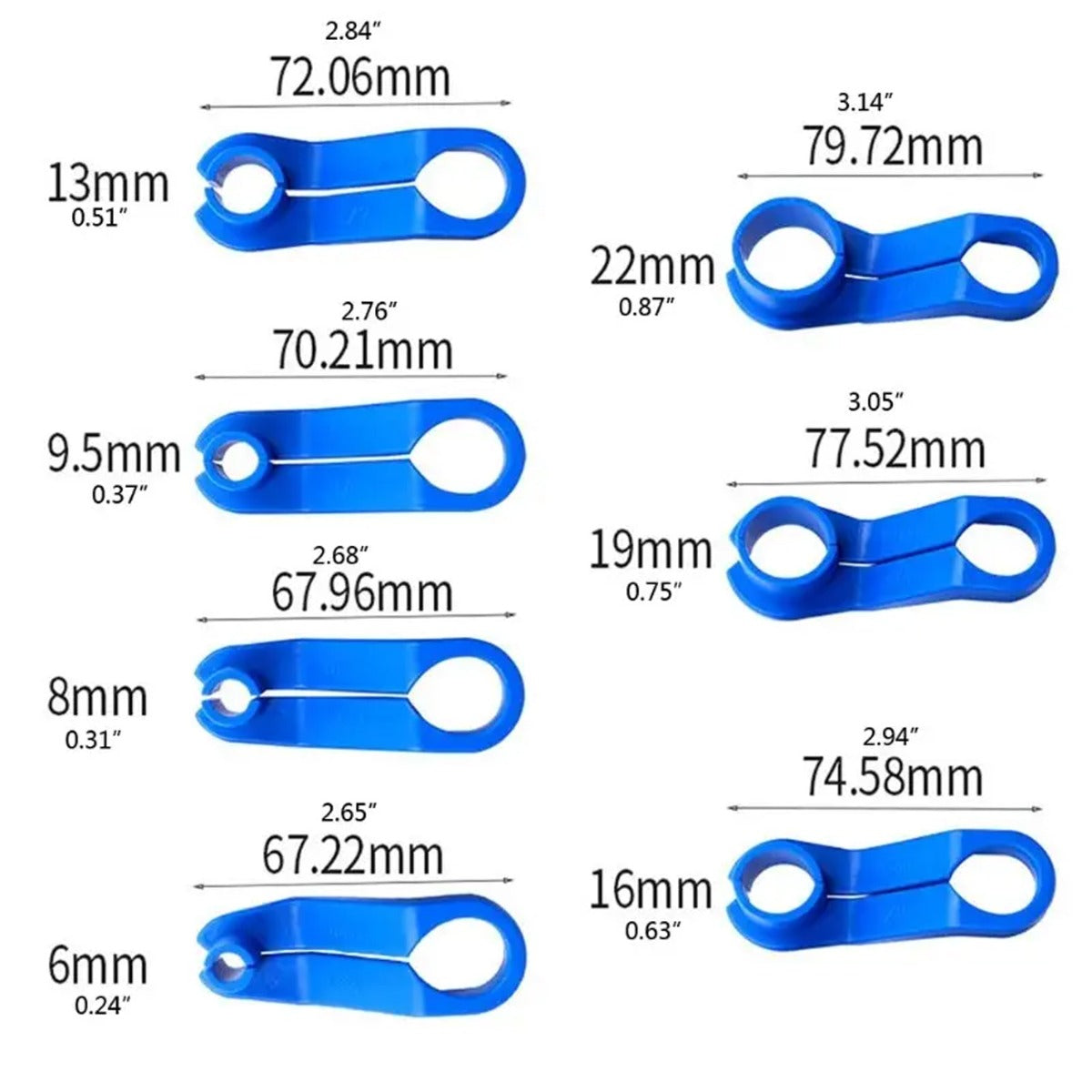 7Pcs Fuel Line Disconnect Tool Set