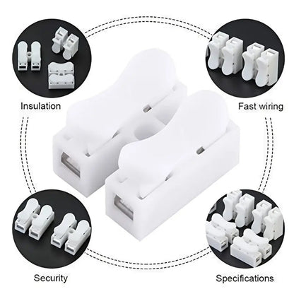 50pcs CH-2 Quick Wire Connection Terminals