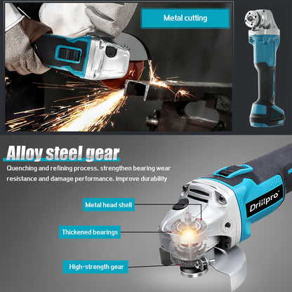 21V Brushless Cordless Angle Grinder