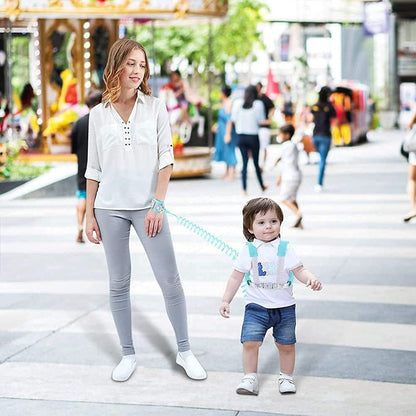 Baby & Child Anti Lost Leash Wrist Link Harness Spring Rope For Toddlers