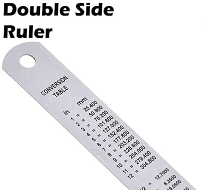 Steel Scale/Ruler 6 Inch 15 cm