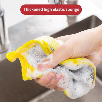 5PCS Double Side Dishwashing Sponge