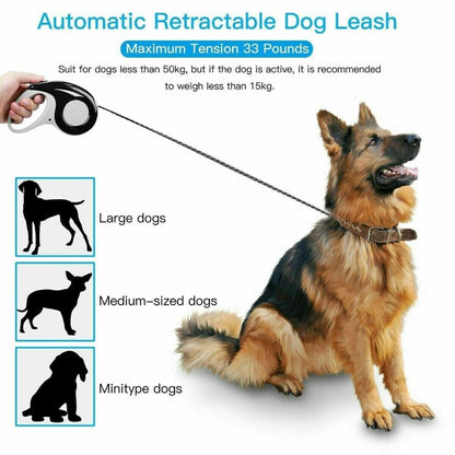 Automatic Retractable Pet Collars Leashes -5 M