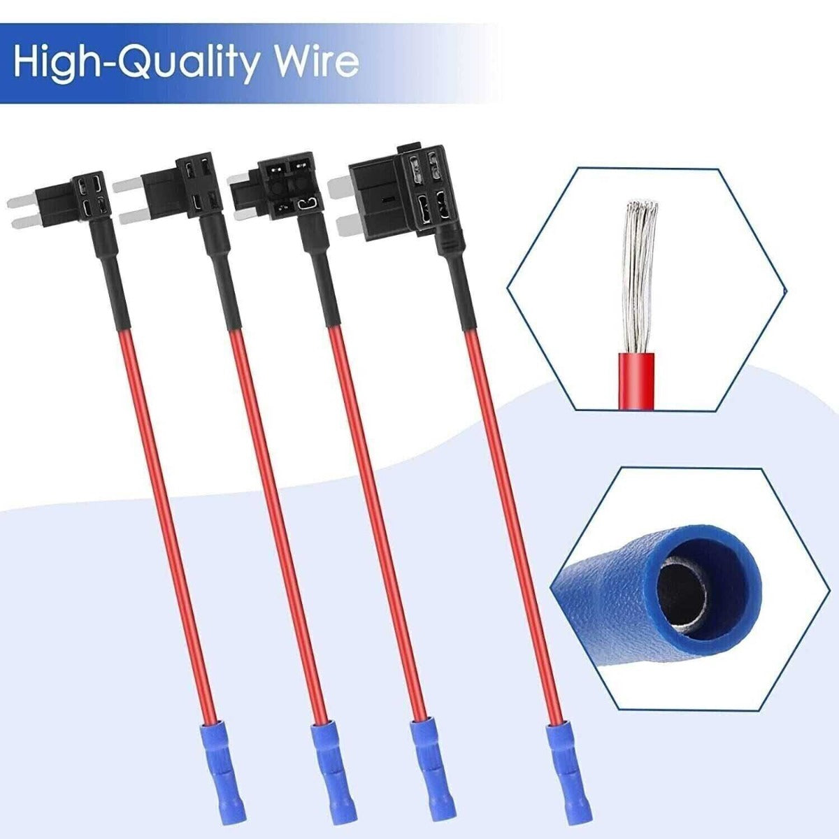 5PCS 12V 20 Amp Mini Car Add-a-circuit Fuse