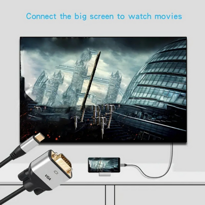 USB Type-C To VGA Cable