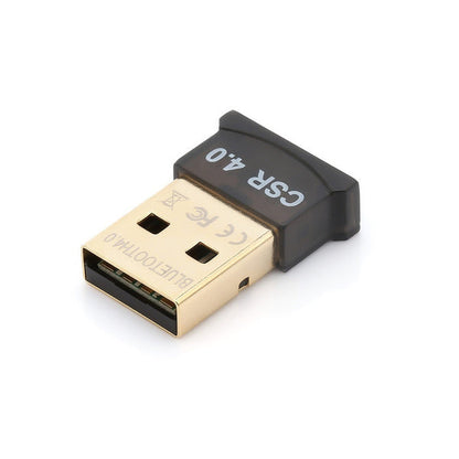 Mini USB Bluetooth 4.0 Adapter – High-Speed 3Mbps, Low-Power, Dual-Mode Dongle, Windows Compatible, Black