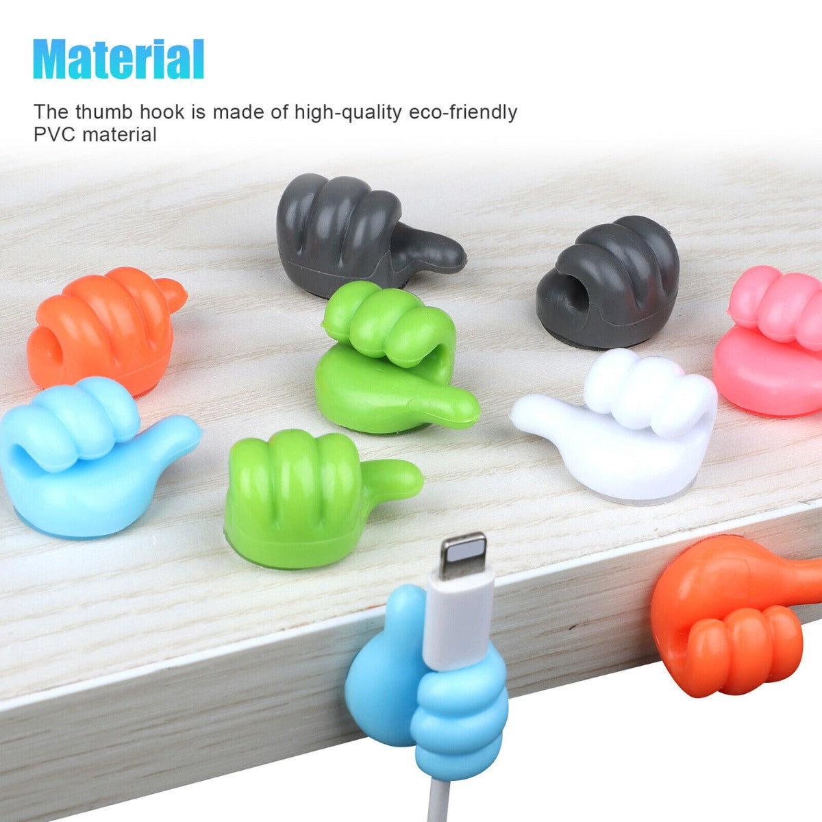 Thumb Shape Self Adhesive Hook