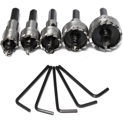 5pcs 16-30mm Saw Cutter Drill Bit Set