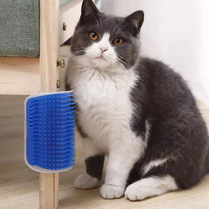 Cat Self Groomer Brush-Blue