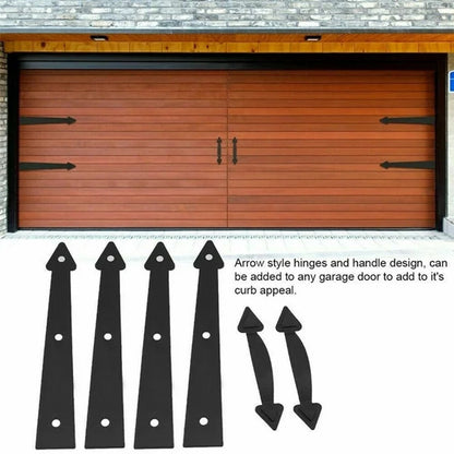 4 Hinges and 2 Handles Door Decorative Magnetic