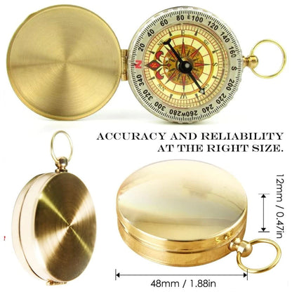 Camping Compass Outdoor Hiking Pocket Watch