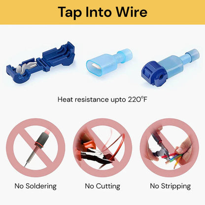 T-Taps Wire Terminal Connectors- 60pcs