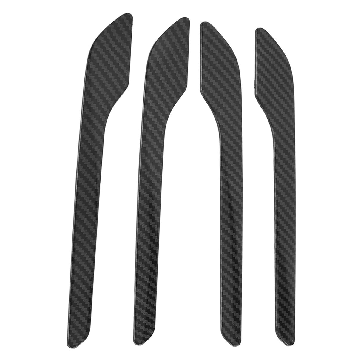 Carbon Fiber Door Silicone Sticker