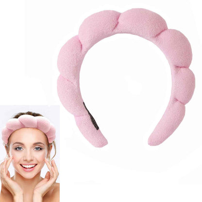 Terry Cloth Facial Spa Headband for Skincare