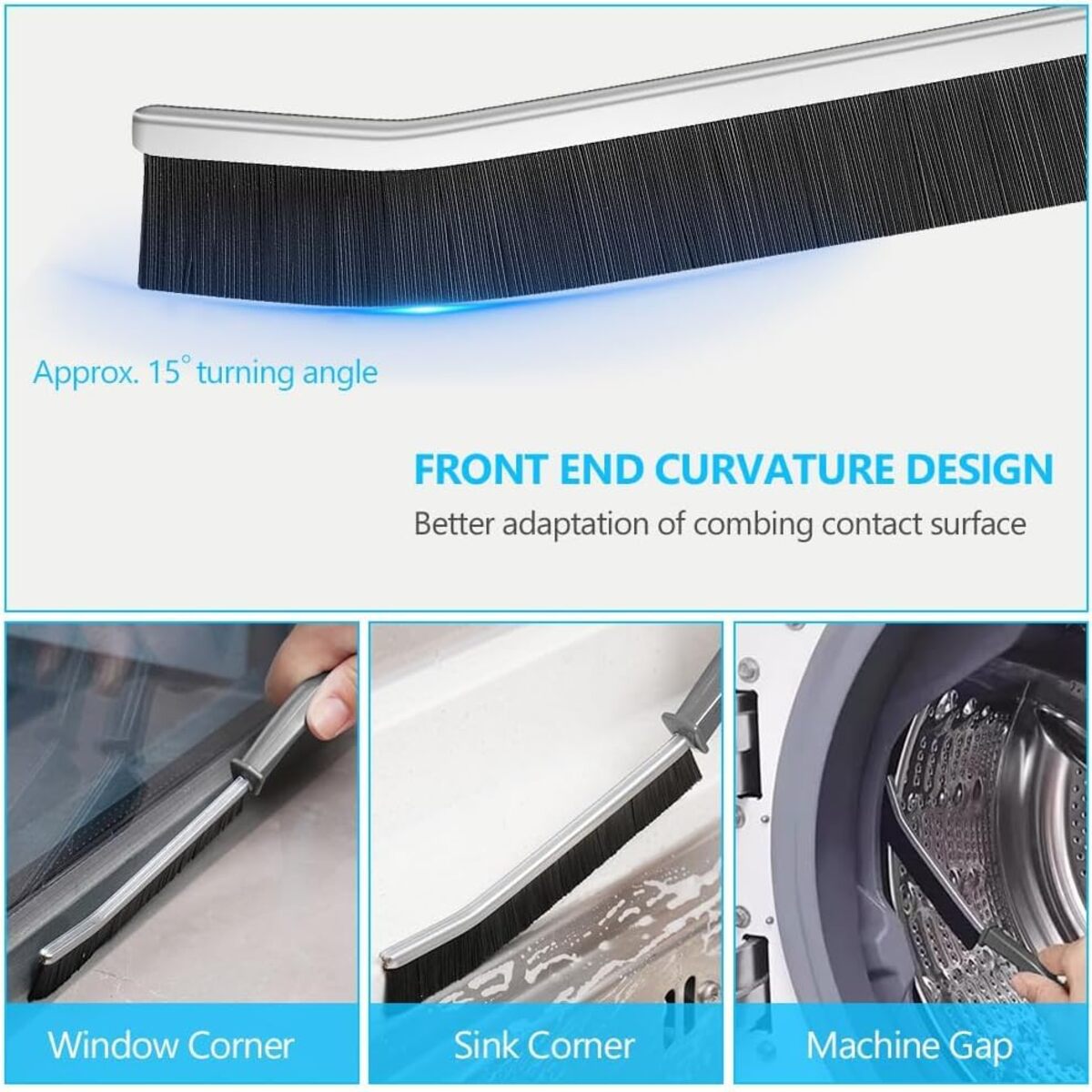 Household Crevice Cleaning Brush