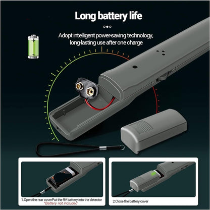 Handheld Folding Metal Position Detector High - Accuracy Metal Finder Portable Multifunctional