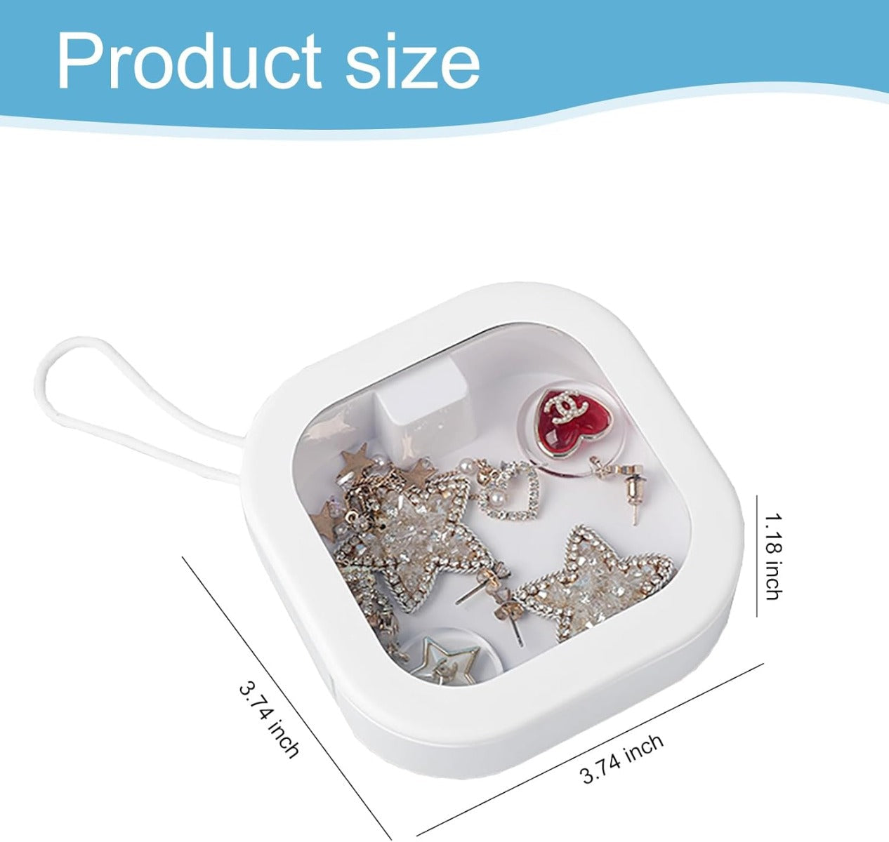 Portable Travel Qtip Holder Any Smell Item Store Box