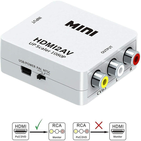 HDTV to AV/RCA Adapter Converter 1080P