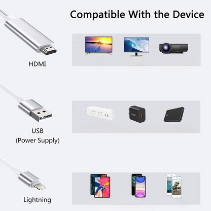 Mobile phone to HDTV Cable Adapter