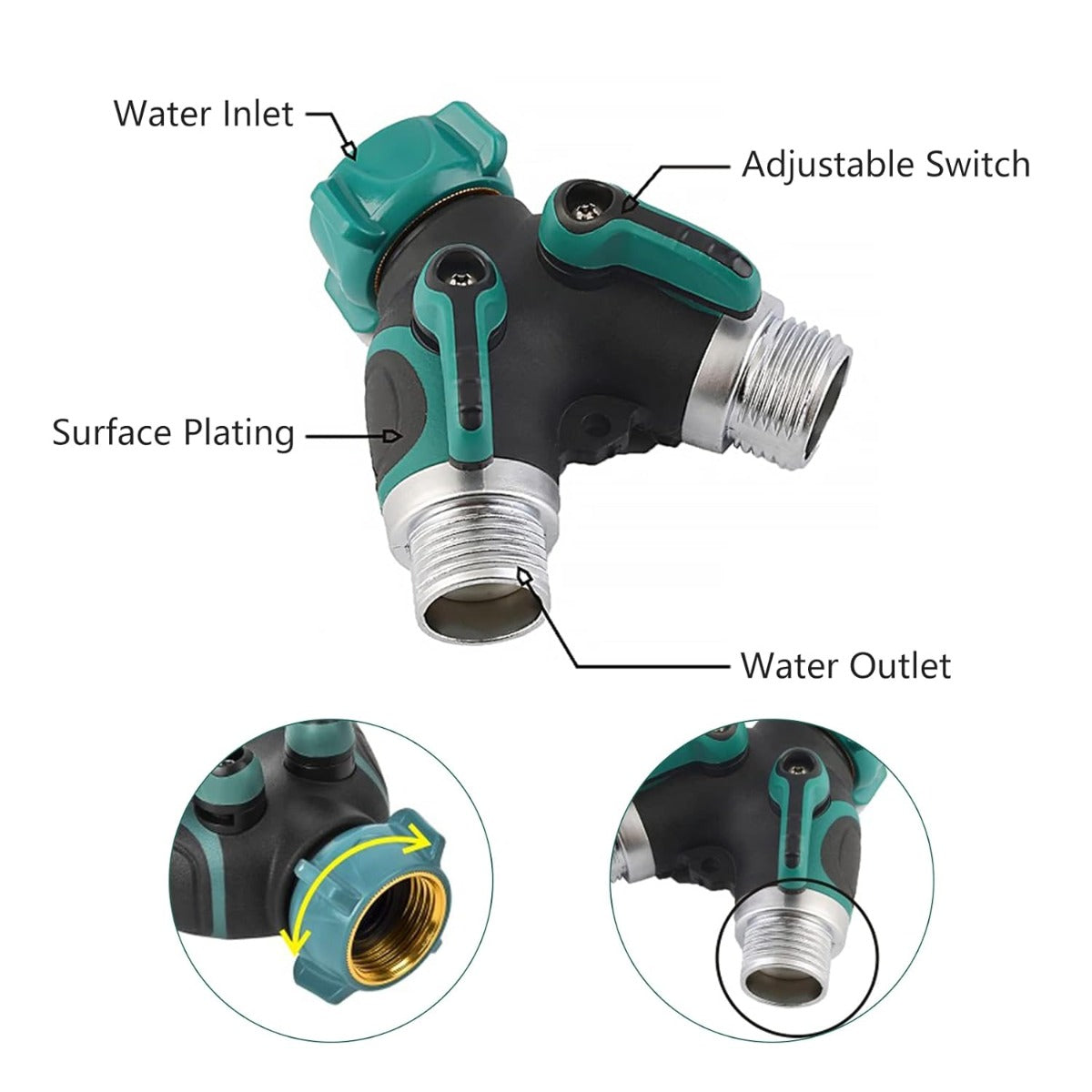 Y-shape Hose Splitter Garden Hose Supplies