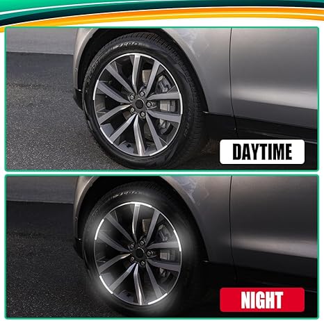 20 pcs Tire Rim Reflective Stickers