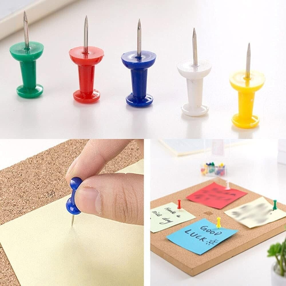 Binder Clips, Paper Clips, Push Pins, T pins