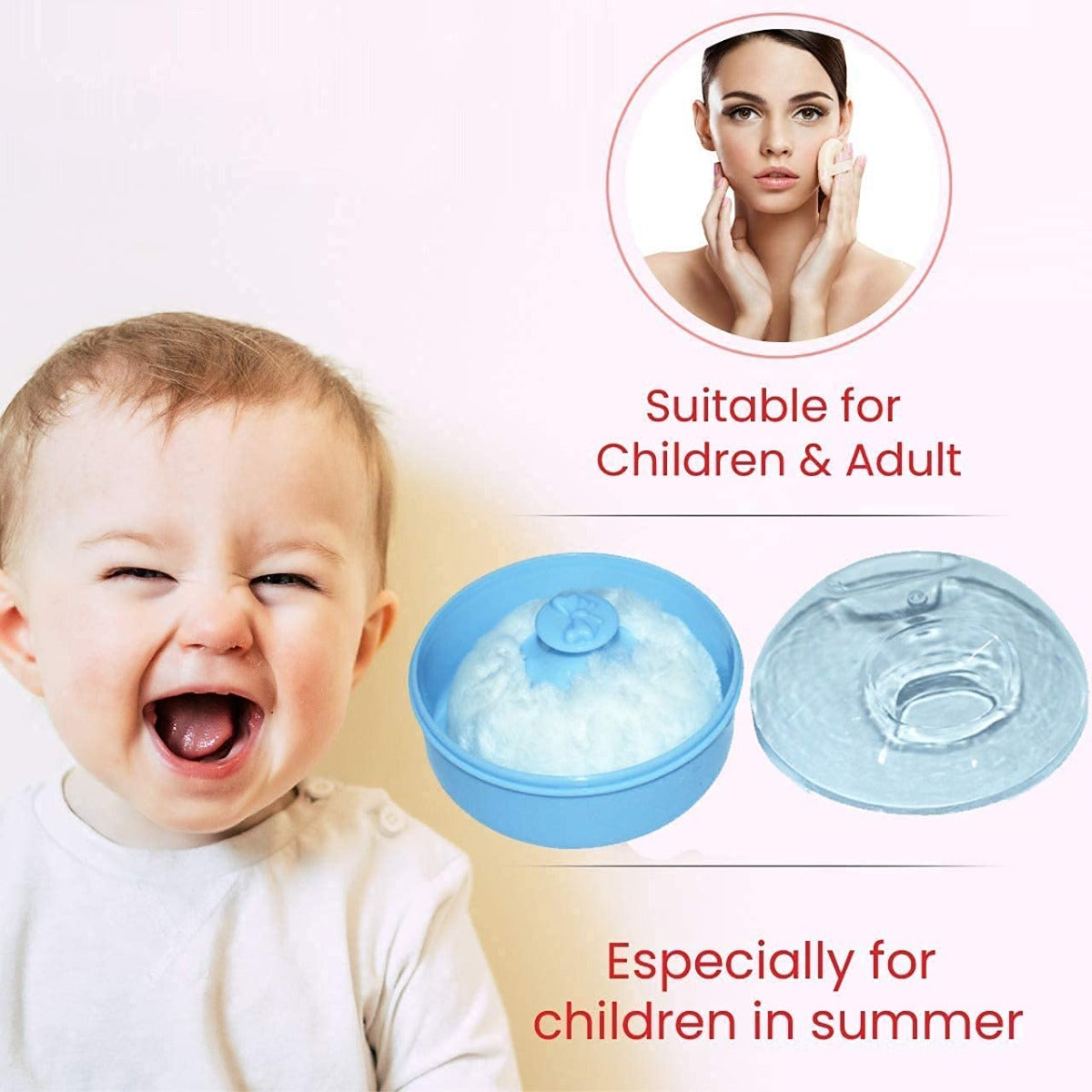 Baby Body Cosmetic Powder Puff