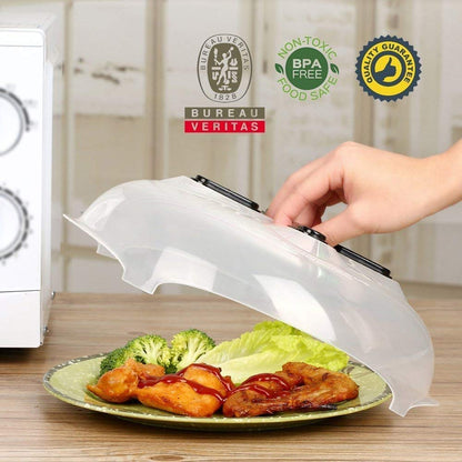 Magnetic Microwave Splatter Cover For Food